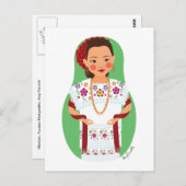 Mexicaan, Briefkaart van Yucatan Matryoshka (Voorkant / Achterkant)
