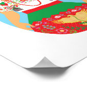 Mexicaan, China Poblana Matryoshka Poster (Hoek)