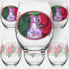 Mexicaan Dancer 0175 Wijnglas Zonder Voet