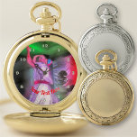 Mexicaan Dancer 0175 Zakhorloge<br><div class="desc">Schilderij "Mexican Dancer 0175" Collectie Dit zakhorloge zorgt voor een perfect cadeau. Buitenomhulsel dat van premielegering wordt gemaakt. Klassieke uurwerkprecisie aangedreven door Japanse beweging. Personaliseer op de productpagina of klik op de knop "Aanpassen" voor meer ontwerpopties Buitenomhulsel - Goud of Zilver. Ontwerp gemaakt van mijn schilderij "Mexican Dancer 0175" het...</div>