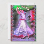 Mexicaan Dancer Gracias 0175 Bedankkaart (Voorkant)