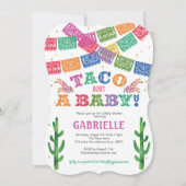 Mexicaan, Fiesta, Taco Bout a Baby, Baby shower Kaart (Voorkant)