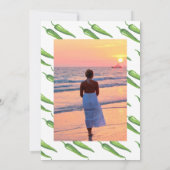 Mexicaan Fiesta Taco Celebration of Life Kaart (Achterkant)