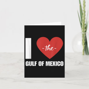 Mexicaan Ik hou van de Golf van Mexico President T Kaart