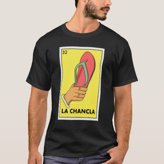 Mexicaan La Chancla Lottery Tradicional de Flip Fl T-shirt (Voorkant)