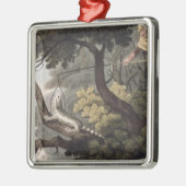 Mexicaan Lizard Catcher, gegraveerd door Matthew D Metalen Ornament (Links)