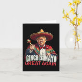Mexicaan maakt Cinco de Mayo weer geweldig grappig Kaart (Gele Bloem)