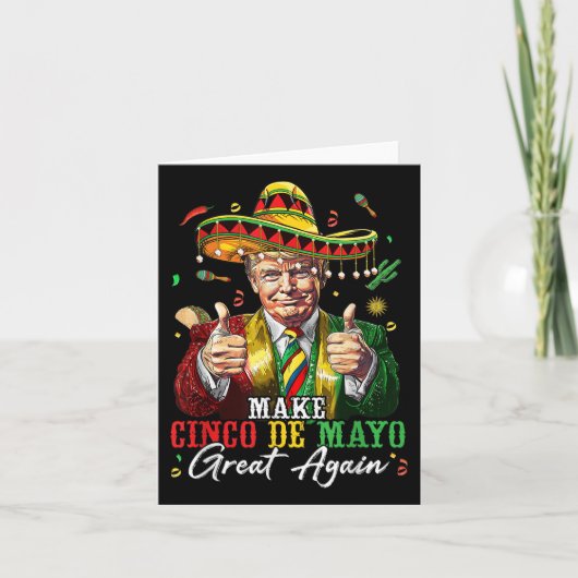 Mexicaan maakt Cinco de Mayo weer geweldig grappig Kaart (Voorkant)