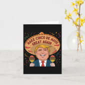 Mexicaan maakt Cinco de Mayo weer geweldig grappig Kaart (Gele Bloem)