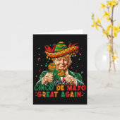Mexicaan maakt Cinco de Mayo weer geweldig grappig Kaart (Gele Bloem)
