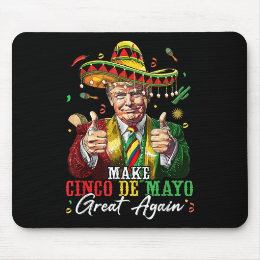 Mexicaan maakt Cinco de Mayo weer geweldig grappig Muismat (Voorkant)