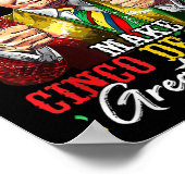 Mexicaan maakt Cinco de Mayo weer geweldig grappig Poster (Hoek)