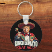 Mexicaan maakt Cinco de Mayo weer geweldig grappig Sleutelhanger (Voorkant)