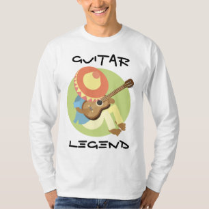 Mexicaan met gitaar en sombrero t-shirt