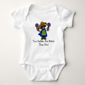 Mexicaan met Maracas Baby    ShirtCustomize it! Romper (Voorkant)