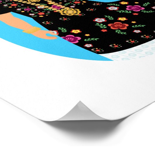 Mexicaan, Tehuana Matryoshka Poster (Hoek)