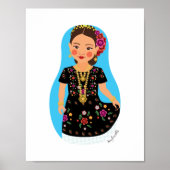 Mexicaan, Tehuana Matryoshka Poster (Voorkant)