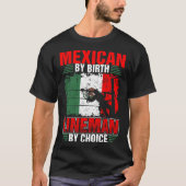 Mexicaan van de geboorte Lineman van Choice Tshirt (Voorkant)