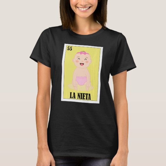 Mexicaan voor Baby showers La Nieta T-shirt (Voorkant)