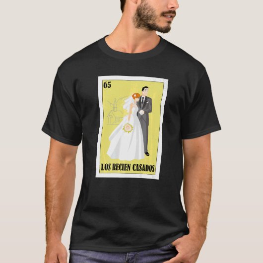 Mexicaan voor bruiloften Los Recien Casados 2 T-shirt (Voorkant)