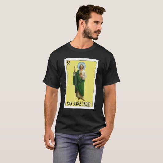 Mexicaan voor christenen San Judas Tadeo T-shirt (Voorkant volledig)