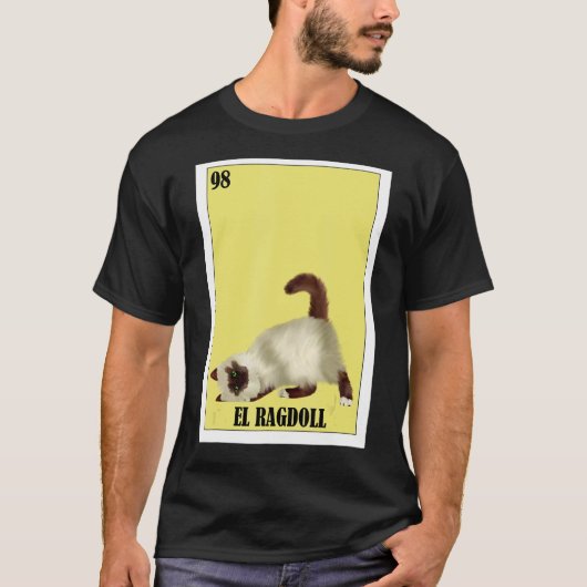 Mexicaan voor de eigenaars van katten El Ragdoll T-shirt (Voorkant)