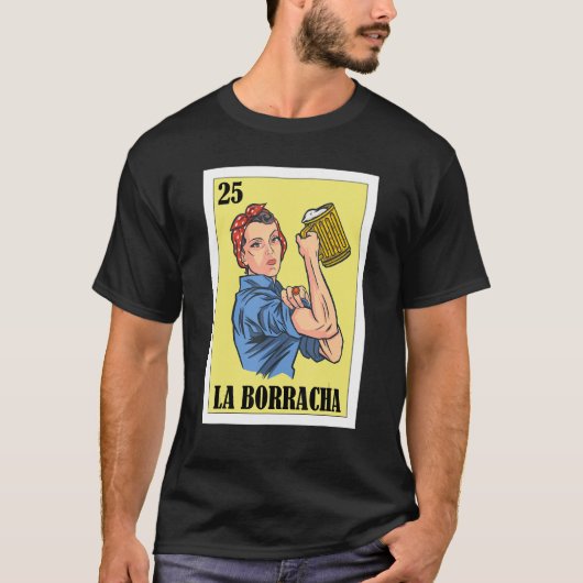 Mexicaan voor de Partijen La Borracha T-shirt (Voorkant)