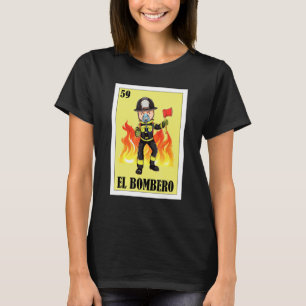 Mexicaan voor Firemen El Bombero T-shirt