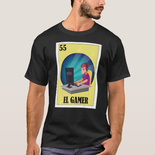Mexicaan voor Gamers El Gamer T-shirt (Voorkant)