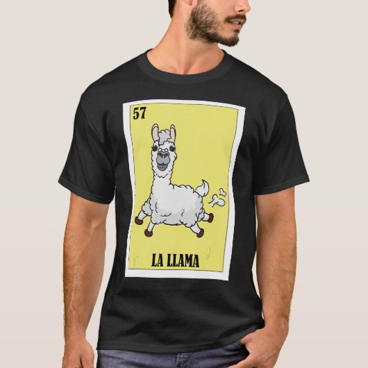 Mexicaan voor Latinos La Llama T-shirt (Voorkant)
