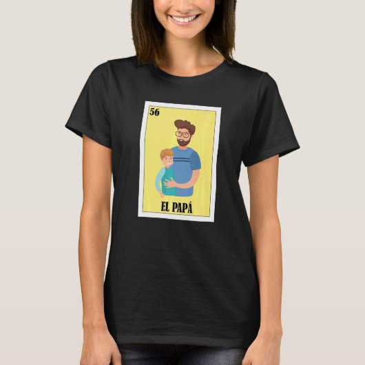 Mexicaan voor papa El Papa 2 T-shirt (Voorkant)