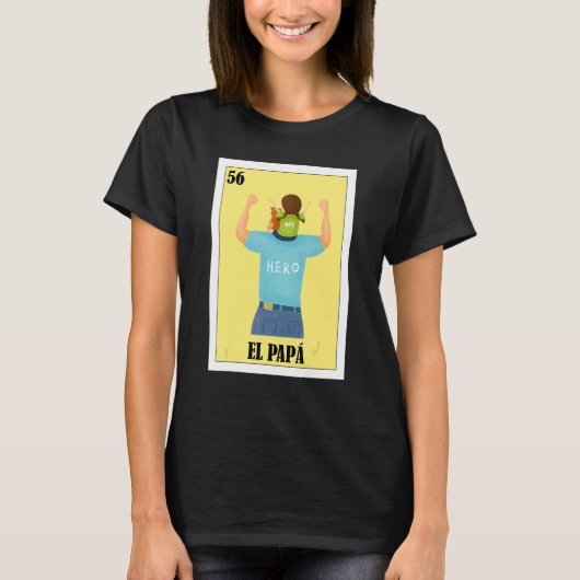 Mexicaan voor papa El Papa 7 T-shirt (Voorkant)