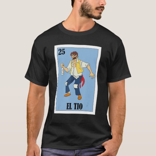Mexicaan voor Uncles El Tio T-shirt (Voorkant)