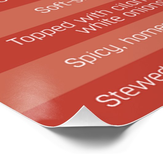 Mexicaan vs Tex-Mex Tacos Perfect Poster (Hoek)