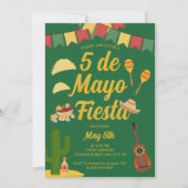 Mexicaans 5 de Mayo Fiesta Uitnodiging (Voorkant)