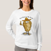 Mexicaans aardappelontwerp voor sombrero petten t-shirt (Voorkant)