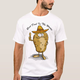 Mexicaans aardappelontwerp voor sombrero petten t-shirt
