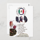Mexicaans ADOBO Spice Mix Recept | BRIEFKAART (Voorkant / Achterkant)