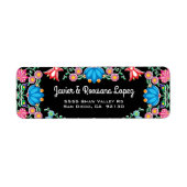 Mexicaans adres etiket (Voorkant)