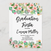 Mexicaans Afstuderen Fiesta Cactus Kaart (Voorkant / Achterkant)