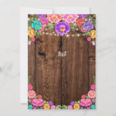 Mexicaans Afstuderen Fiesta Party Kaart (Achterkant)