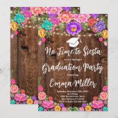 Mexicaans Afstuderen Fiesta Party Kaart (Voorkant / Achterkant)