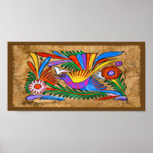 Mexicaans Amate Bark Painting and Sweet Story