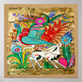 Mexicaans Amate Bark Painting - Sweet Story Poster (Voorkant)