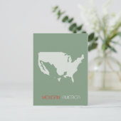 Mexicaans-Amerika Briefkaart (Staand voorkant)