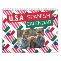 Mexicaans-Amerikaans 2025 Spaanse kalender | Foto