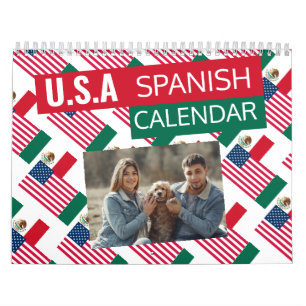 Mexicaans-Amerikaans 2025 Spaanse kalender   Foto 