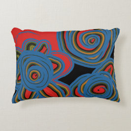 Mexicaans Amerikaans Floral Swirl Design Accent Kussen