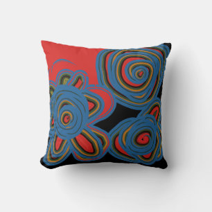 Mexicaans Amerikaans Floral Swirl Design Kussen