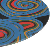 Mexicaans Amerikaans Floral Swirl Design Snijplank (Hoek)